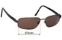Sunglass Fix Replacement Lenses for Sferoflex 5001S - 61mm Wide 