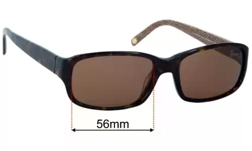 Tommy Bahama Catch My Drift TB6021 Replacement Lenses 56mm wide 