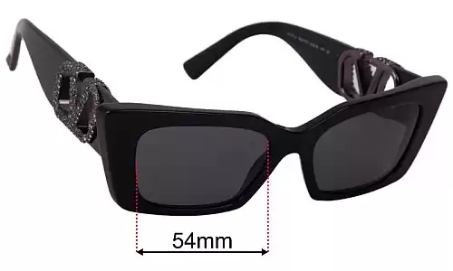 Valentino VA4074 Replacement Lenses 54mm wide 