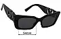 Sunglass Fix Replacement Lenses for Valentino VA4074 - 54mm Wide 