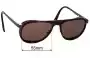 Sunglass Fix Lentes de Repuesto para Vuarnet VL1315 - 57mm Wide 