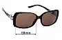 Sunglass Fix Replacement Lenses for Bvlgari 8079-B - 58mm Wide 