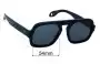 Sunglass Fix Ersatzgläser für Elisa Johnson Jane - 54mm Wide 