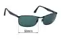 Sunglass Fix Ersatzgläser für Ray-Ban RB3534 - 59mm Wide 