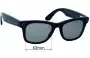 Sunglass Fix Verres de Remplacement pour Ray-Ban RW4004 Stories Wayfarer - 53mm Wide 