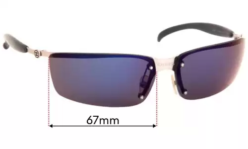 Sunglass Fix Ersatzgläser für Chanel 4008 - 67mm Wide 