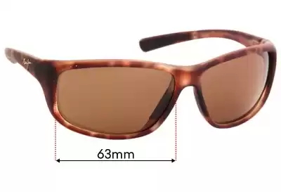 Maui Jim MJ278 Spartan Reef Replacement Lenses 63mm wide 