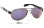 Sunglass Fix Ersatzgläser für Ray-Ban RB3509 - 66mm Wide 