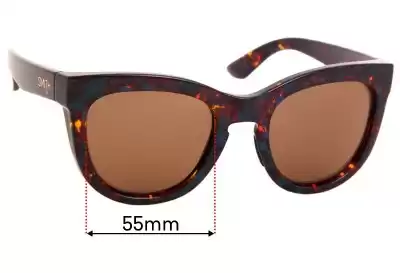 Smith Sidney Replacement Lenses 55mm wide 