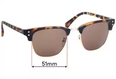 Carve MiIlennials Replacement Lenses 51mm wide 