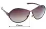 Sunglass Fix Replacement Lenses for Emporio Armani EA9064/S - 73mm Wide 