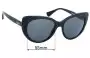 Sunglass Fix Replacement Lenses for Ralph Lauren RA 5243 - 55mm Wide 