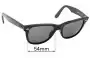 Sunglass Fix Replacement Lenses for Ray-Ban RB2140-A Wayfarer - 54mm Wide 