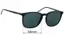 Sunglass Fix Lentes de Repuesto para Ray-Ban RB4387 - 56mm Wide 