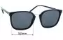 Sunglass Fix Replacement Lenses for Saint Laurent  SL131 Combi - 52mm Wide 