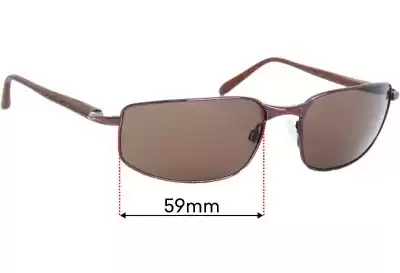 Serengeti Luigi Replacement Lenses 59mm wide 