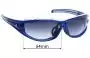 Sunglass Fix Replacement Lenses for Adidas A127 Evil Eye Pro S - 64mm Wide 