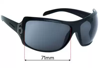 Arnette Undercover AN4091 Replacement Lenses 71mm wide 