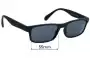 Sunglass Fix Replacement Lenses for Armani Exchange AX 3070 - 55mm Wide 