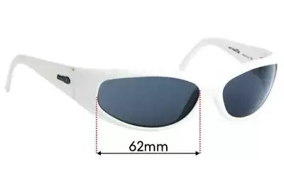 Arnette Catfish AN222 Replacement Lenses 62mm wide 