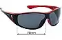 Sunglass Fix Ersatzgläser für Bolle Highwood - 70mm Wide 