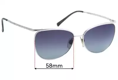 Burberry B 3059 Replacement Lenses 58mm wide 