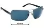 Sunglass Fix Replacement Lenses for Bvlgari 5005 - 64mm Wide 