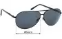 Sunglass Fix Verres de Remplacement pour Cancer Council Derby - 65mm Wide 