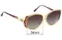 Sunglass Fix Replacement Lenses for Christian Dior CD2709 - 56mm Wide 