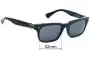Sunglass Fix Lentes de Repuesto para Chrome Hearts Gittin Any? - 52mm Wide 