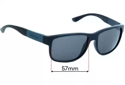 Giorgio Armani AR 8057 Replacement Lenses 57mm wide 