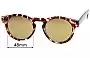 Sunglass Fix Lentes de Repuesto para Komono Clement - 48mm Wide 