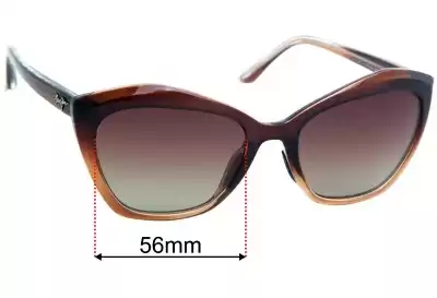 Maui Jim MJ827 Lotus Verres de Remplacement 56mm wide 