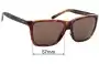 Sunglass Fix Lentes de Repuesto para Maui Jim MJ864 Cruzem - 57mm Wide 