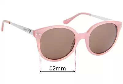 Mimco Unknown Model Replacement Lenses 52mm wide 