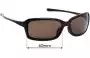 Sunglass Fix Replacement Lenses for Oakley Dispute OO9233 - 60mm Wide 