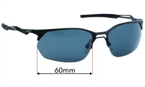 Oakley Wire Tap 2.0 OO4145 Lentes de Repuesto 60mm wide 