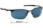 Sunglass Fix Lentes de Repuesto para Oakley Wire Tap 2.0 OO4145 - 60mm Wide 