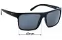 Sunglass Fix Replacement Lenses for Otis After Dark X - 61mm Wide 
