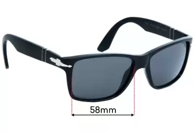 Persol 3195-S Lentes de Repuesto 58mm wide 