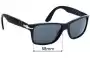 Sunglass Fix Lentes de Repuesto para Persol 3195-S - 58mm Wide 