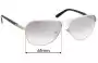 Sunglass Fix Replacement Lenses for Police Flash 2 S8849 - 61mm Wide 