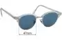 Sunglass Fix Replacement Lenses for Ray-Ban RB4246-V - 47mm Wide 