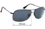 Sunglass Fix Replacement Lenses for Ray-Ban RJ9508S - 59mm Wide 