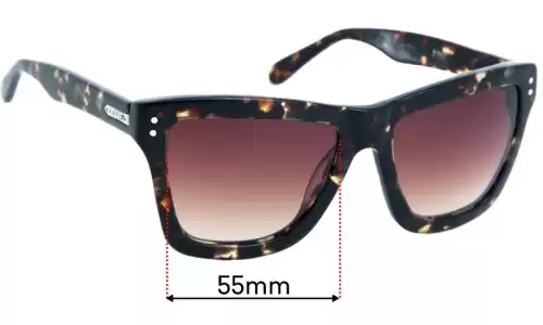 Sunglass Fix Replacement Lenses for Rusty Proud - 55mm Wide Sunglass Fix Replacement Lenses for Rusty Proud - 55mm Wide