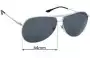Sunglass Fix Replacement Lenses for Sunglass Hut HU 1006 - 64mm Wide 