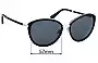 Sunglass Fix Verres de Remplacement pour Alex Perry AP Men Sun Rx 47 - 57mm Wide 