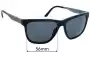 Sunglass Fix Verres de Remplacement pour Burberry Unknown Model - 56mm Wide 