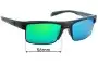 Sunglass Fix Lentes de Repuesto para Costa Del Mar South Sea - 56mm Wide 