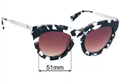 Jonathan Saunders Verena Replacement Lenses 51mm wide 